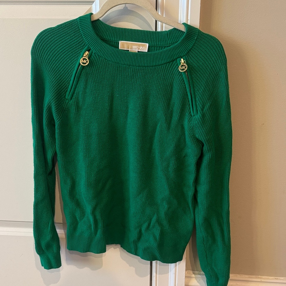 Michael Kors Green Sweater - Size Medium